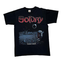 Load image into Gallery viewer, SOTURY “Temne Udoli” Graphic Spellout Power Heavy Metal Band T-Shirt
