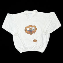 Load image into Gallery viewer, Vintage 90’s By Taylor ARUBA CARIBBEAN Nautical Souvenir Open Collar Sweatshirt
