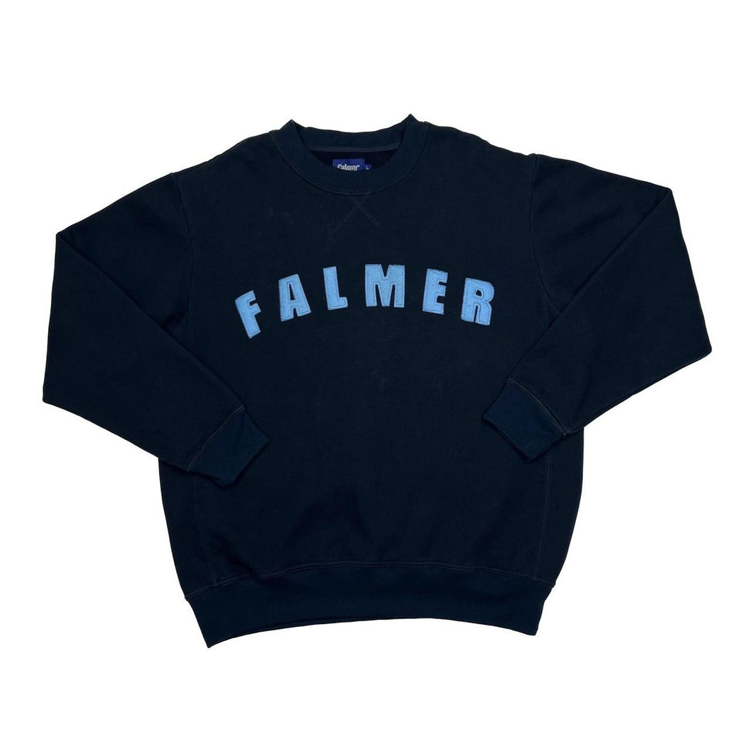 Vintage FALMER Embroidered Big Spellout Crewneck Sweatshirt