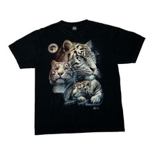 Load image into Gallery viewer, Early 00’s CABALLO White Siberian Tiger Big Cat Animal Wildlife Graphic T-Shirt
