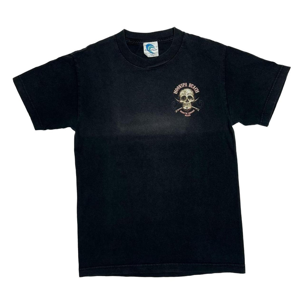 Early 00’s HOOKIPA BEACH “North Shore Maui” Souvenir Logo Spellout Graphic T-Shirt