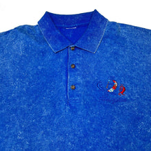 Load image into Gallery viewer, Early 00’s ARIZONA Embroidered Cave Art Souvenir Spellout Acid Washed Polo Shirt
