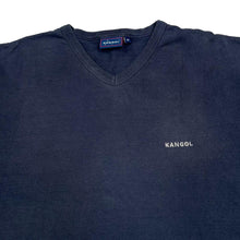 Load image into Gallery viewer, Early 00’s KANGOL Embroidered Mini Spellout Classic V-Neck T-Shirt
