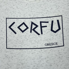 Load image into Gallery viewer, Vintage CORFU “Greece” Ancient Greek Inspired Souvenir Spellout Graphic T-Shirt
