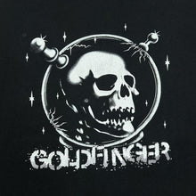Load image into Gallery viewer, Early 00’s GOLDFINGER Skull Logo Spellout Graphic Ska Pop Punk Band T-Shirt

