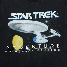 Load image into Gallery viewer, Vintage 90’s Hanes STAR TREK ADVENTURE “Universal Studios” Sci-Fi Single Stitch T-Shirt
