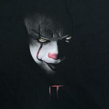 Load image into Gallery viewer, Absolute Cult IT Stephen King Pennywise Clown Horror Movie Spellout Graphic T-Shirt
