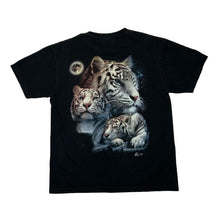 Load image into Gallery viewer, Early 00’s CABALLO White Siberian Tiger Big Cat Animal Wildlife Graphic T-Shirt
