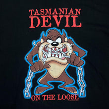 Load image into Gallery viewer, Vintage Looney Tunes (1996) TASMANIAN DEVIL “On The Loose” Graphic T-Shirt
