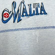 Load image into Gallery viewer, Vintage 90’s Quick Eros-3 MALTA Souvenir Spellout Graphic Distressed T-Shirt
