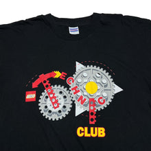 Load image into Gallery viewer, Vintage 90’s Teximp LEGO TECHNIC CLUB Logo Spellout Graphic Single Stitch T-Shirt
