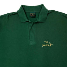 Load image into Gallery viewer, Vintage Jerzees JAGUAR Embroidered Logo Motorsports Automobile Car Polo Shirt Top
