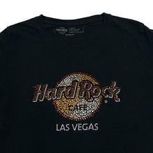 Load image into Gallery viewer, HARD ROCK CAFE “Las Vegas” Diamanté Souvenir Logo Spellout Graphic T-Shirt
