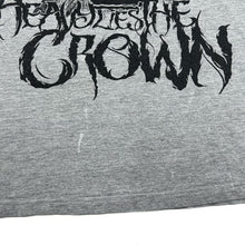 Load image into Gallery viewer, HEAVY LIES THE CROWN Graphic Spellout Death Heavy Metal Band T-Shirt
