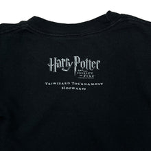 Load image into Gallery viewer, HARRY POTTER AND THE GOBLET OF FIRE (2005) “Triwizard Tournament Hogwarts” Movie Graphic T-Shirt
