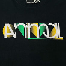 Load image into Gallery viewer, Early 00’s ANIMAL Logo Spellout Skater Surfer Graphic T-Shirt
