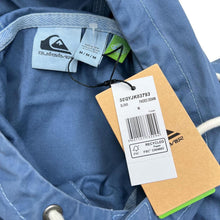 Load image into Gallery viewer, QUIKSILVER “Faded Denim” Natural Dyed Organic Cotton Hooded Windbreaker Jacket
