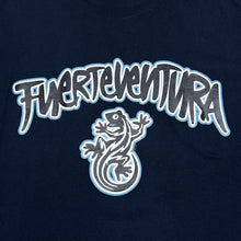 Load image into Gallery viewer, FUERTEVENTURA Lizard Reptile Souvenir Spellout Graphic T-Shirt
