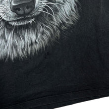 Load image into Gallery viewer, Vintage HEAVY METAL Wolf Portrait Animal Nature Wildlife Graphic Distressed T-Shirt
