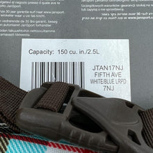 Load image into Gallery viewer, JANSPORT Plaid Check Travel Money Hip Belt Pouch Bum Bag Fanny Pack
