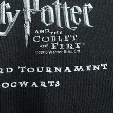 Load image into Gallery viewer, HARRY POTTER AND THE GOBLET OF FIRE (2005) “Triwizard Tournament Hogwarts” Movie Graphic T-Shirt
