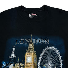 Load image into Gallery viewer, Hanes LONDON Big Ben Tower Bridge London Eye Landmark Souvenir Graphic T-Shirt
