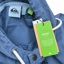 Load image into Gallery viewer, QUIKSILVER “Faded Denim” Natural Dyed Organic Cotton Hooded Windbreaker Jacket
