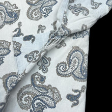 Load image into Gallery viewer, Vintage 90’s CHAMBRAY DENIM Paisley Patterned Long Sleeve Cotton Shirt
