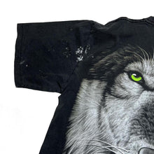 Load image into Gallery viewer, Vintage HEAVY METAL Wolf Portrait Animal Nature Wildlife Graphic Distressed T-Shirt
